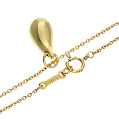 TIFFANY&Co. teardrop Necklace K18 Yellow Gold Ladies [Used]
