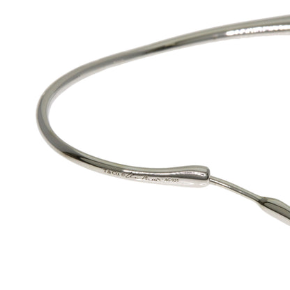 TIFFANY&Co. Open heart hoop earring Silver Ladies [Used]