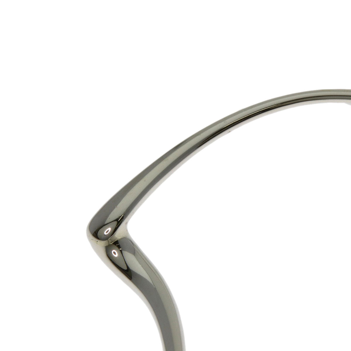 TIFFANY&Co. Open heart hoop earring Silver Ladies [Used]