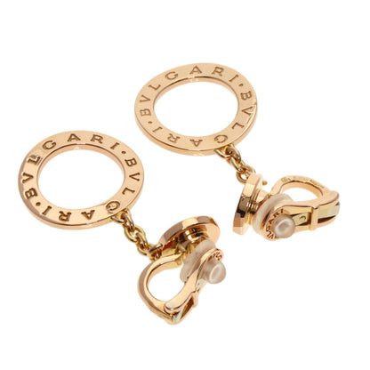 BVLGARI BVLGARI BVLGARI Diamond Earring K18 Pink Gold Ladies [Used]