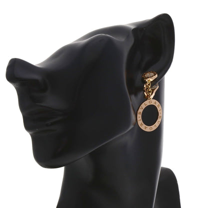 BVLGARI BVLGARI BVLGARI Diamond Earring K18 Pink Gold Ladies [Used]