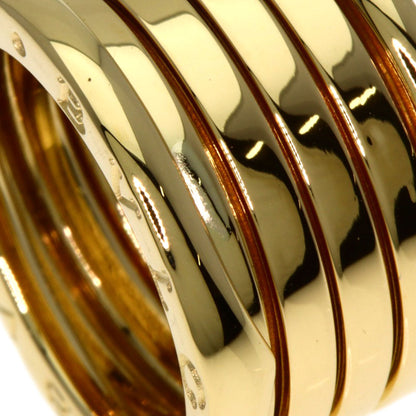 BVLGARI B.zero1 5 Band #52 Ring K18 Yellow Gold Ladies [Used]