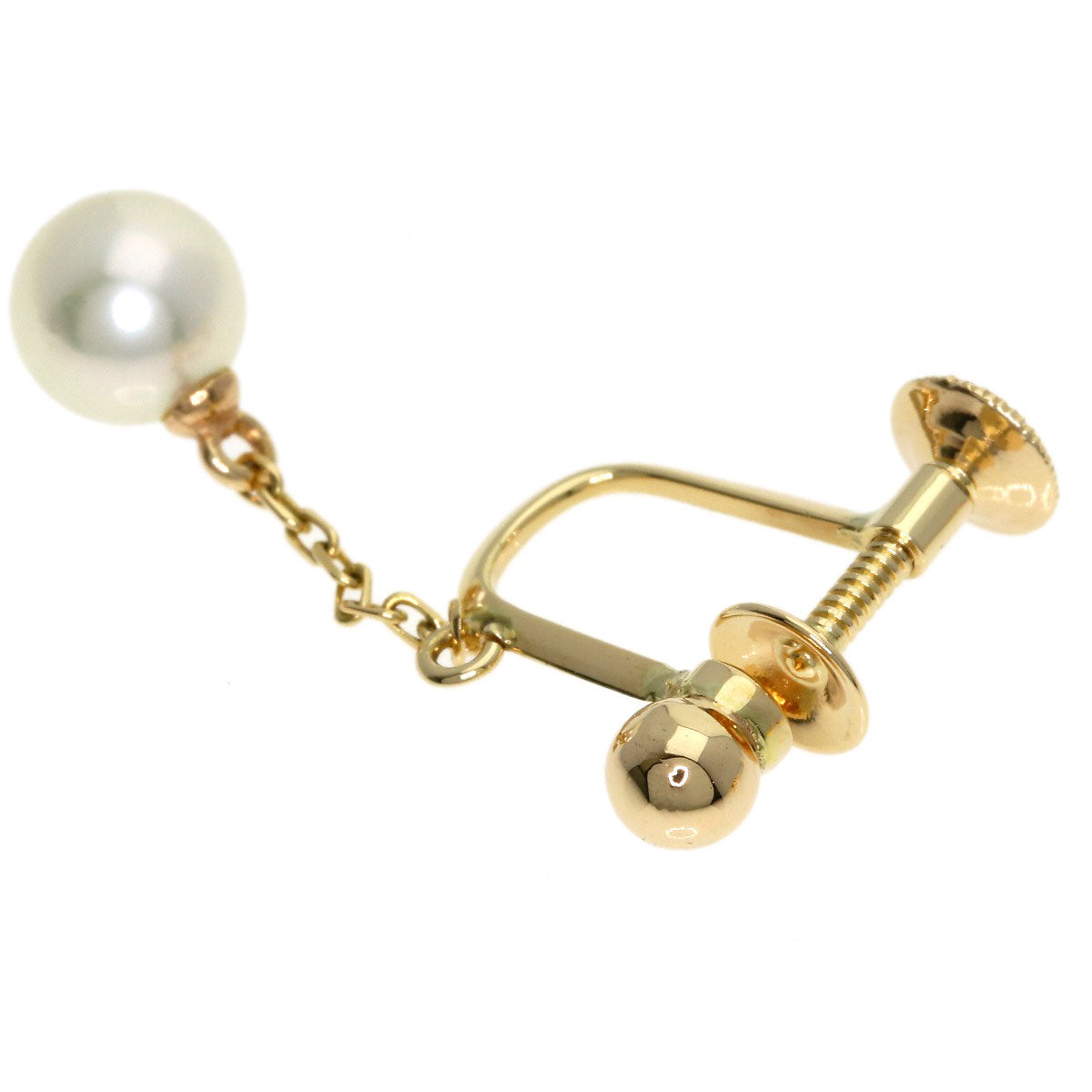 TASAKI Pearl Pearl Earring K14 Yellow Gold Ladies [Used]