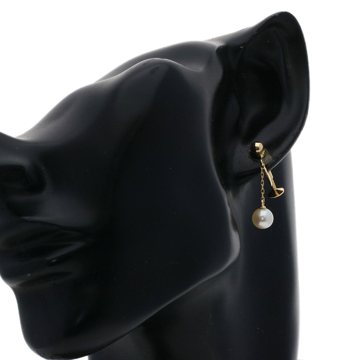 TASAKI Pearl Pearl Earring K14 Yellow Gold Ladies [Used]