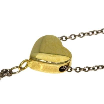 TIFFANY&Co. multi heart drop Necklace K18 White Gold 18K Yellow GoldLadies [Used]