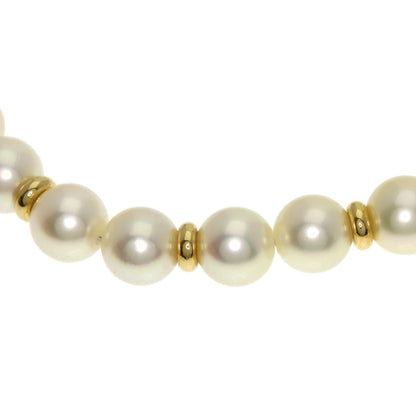 TASAKI Akoya Pearl Diamond Long Necklace Platinum PT900 18K Yellow GoldLadies [Used]