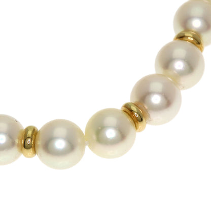 TASAKI Akoya Pearl Diamond Long Necklace Platinum PT900 18K Yellow GoldLadies [Used]