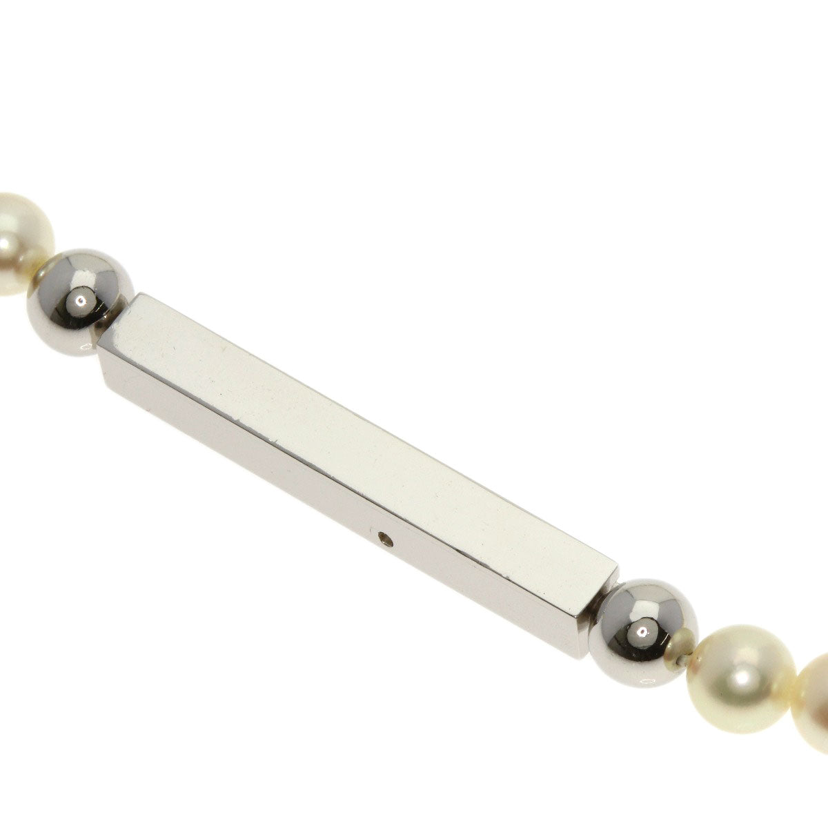 TASAKI Akoya Pearl Diamond Long Necklace Platinum PT900 18K Yellow GoldLadies [Used]