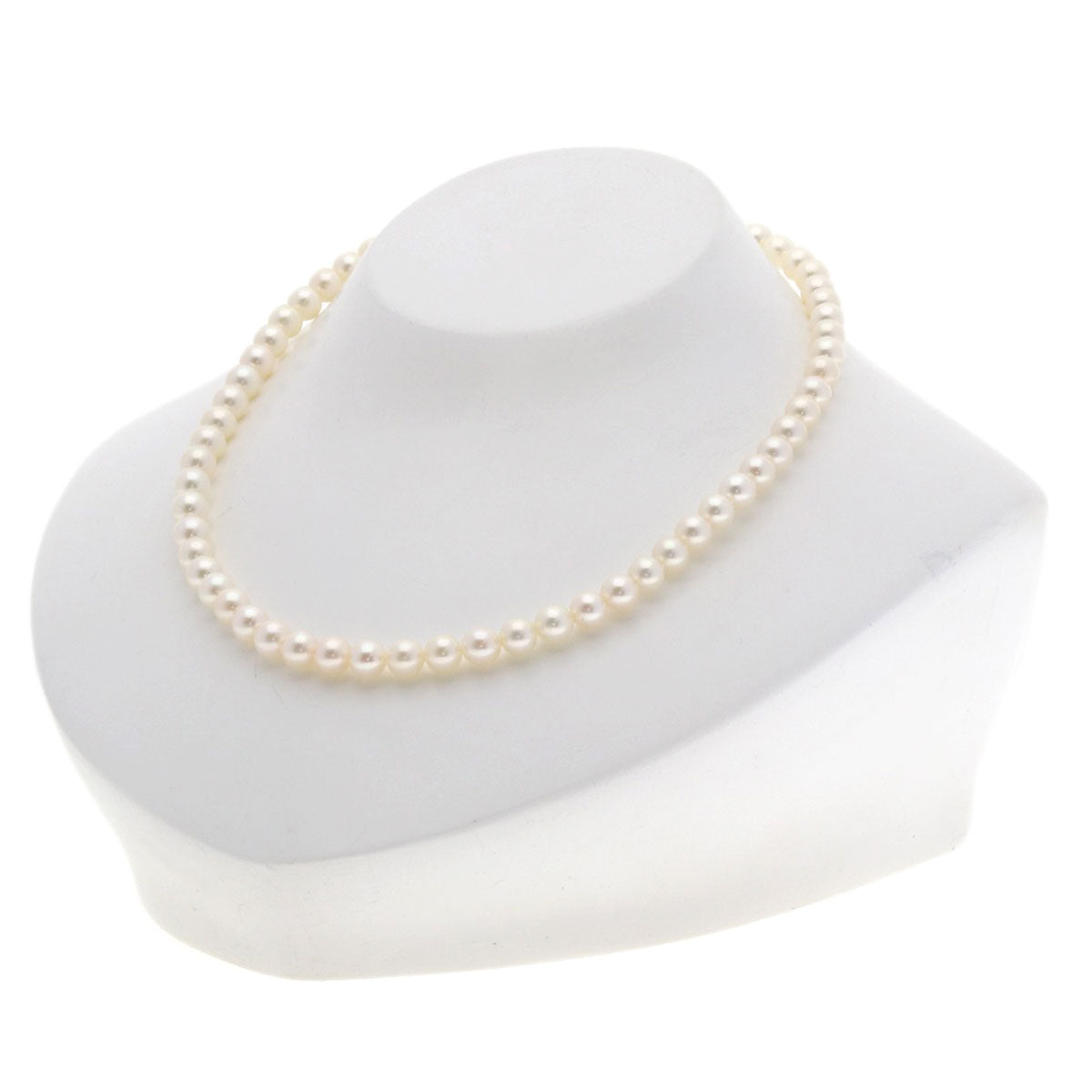 MIKIMOTO Pearl Pearl Necklace Silver Ladies [Used]