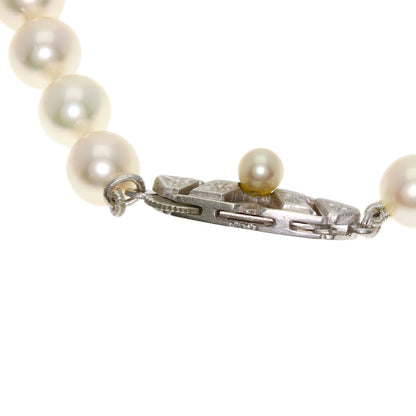 MIKIMOTO Pearl Pearl Necklace Silver Ladies [Used]