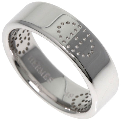 HERMES Eclipse Ruban #49 Ring K18 White Gold Ladies [Used]