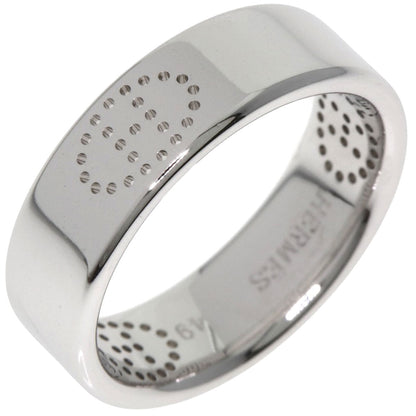 HERMES Eclipse Ruban #49 Ring K18 White Gold Ladies [Used]