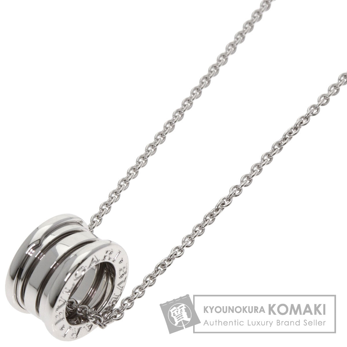 BVLGARI B.zero1 Necklace K18 White Gold Ladies [Used]
