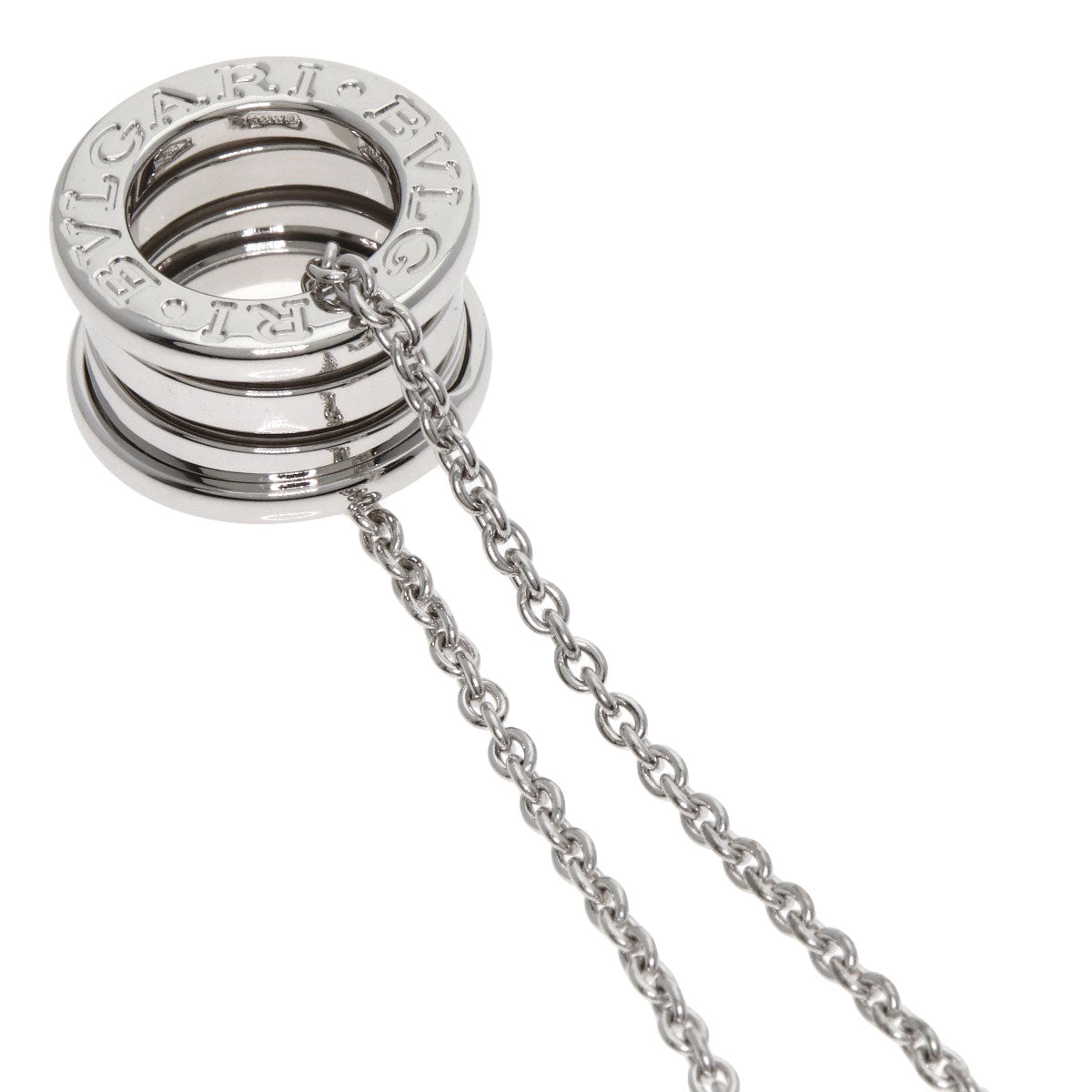 BVLGARI B.zero1 Necklace K18 White Gold Ladies [Used]