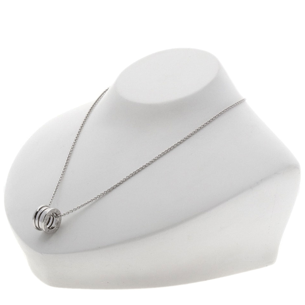 BVLGARI B.zero1 Necklace K18 White Gold Ladies [Used]