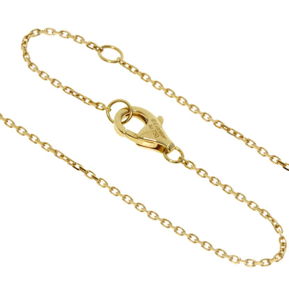 CARTIER Amulet de Cartier Lapis Lazuli & Azure stone 1P Diamond Necklace K18 Yellow Gold Ladies [Used]