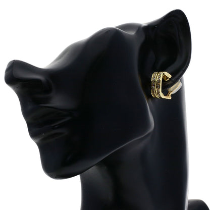 MIKIMOTO Diamond Earring K18 Yellow Gold Ladies [Used]