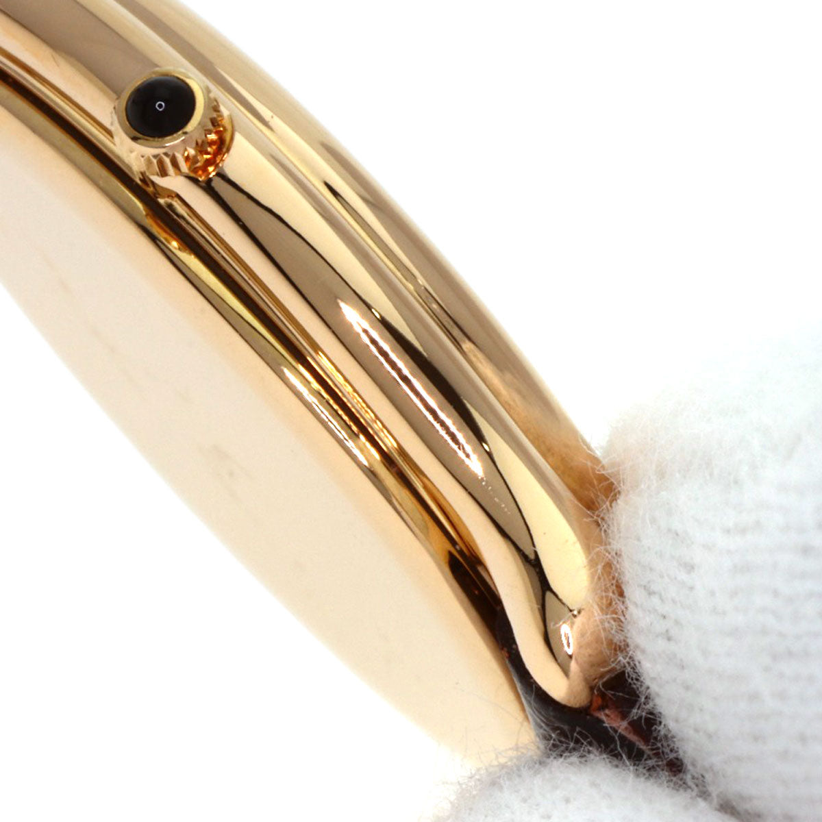セイコー 4J81-5030 クレドール オーバルフェイス 腕時計 K18ピンクゴールド/革 レディース 【中古】【SEIKO】