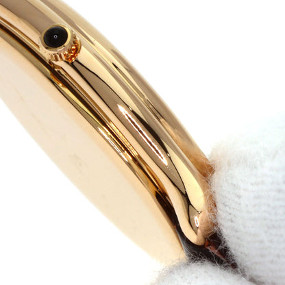 セイコー 4J81-5030 クレドール オーバルフェイス 腕時計 K18ピンクゴールド/革 レディース 【中古】【SEIKO】