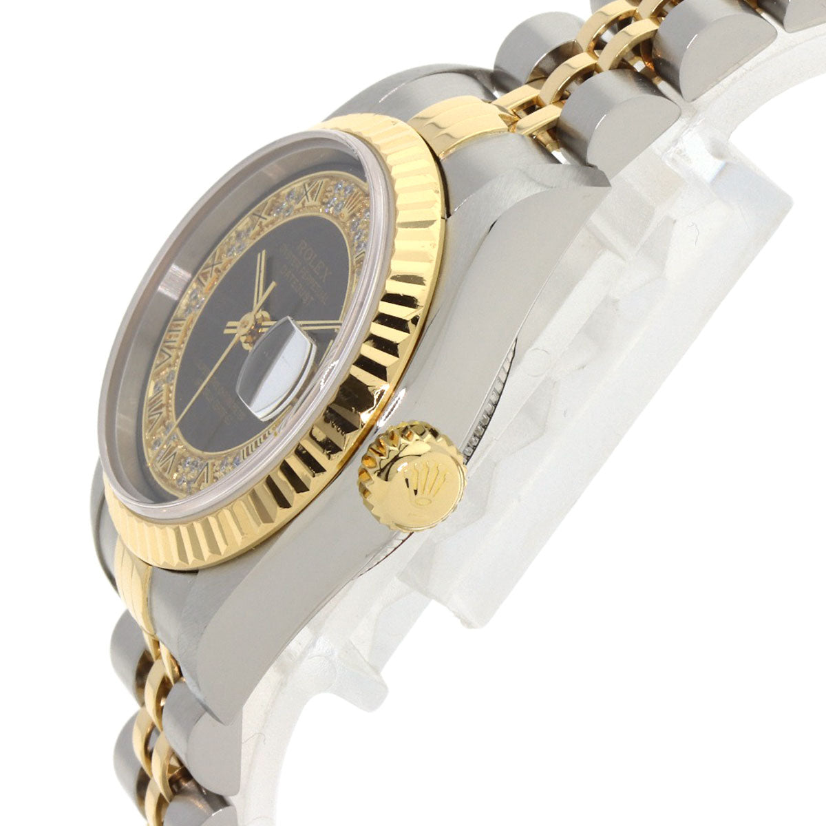 ROLEX Datejust Millyard Diamond Watches 79173MR Stainless Steel/SSxK18YG Ladies