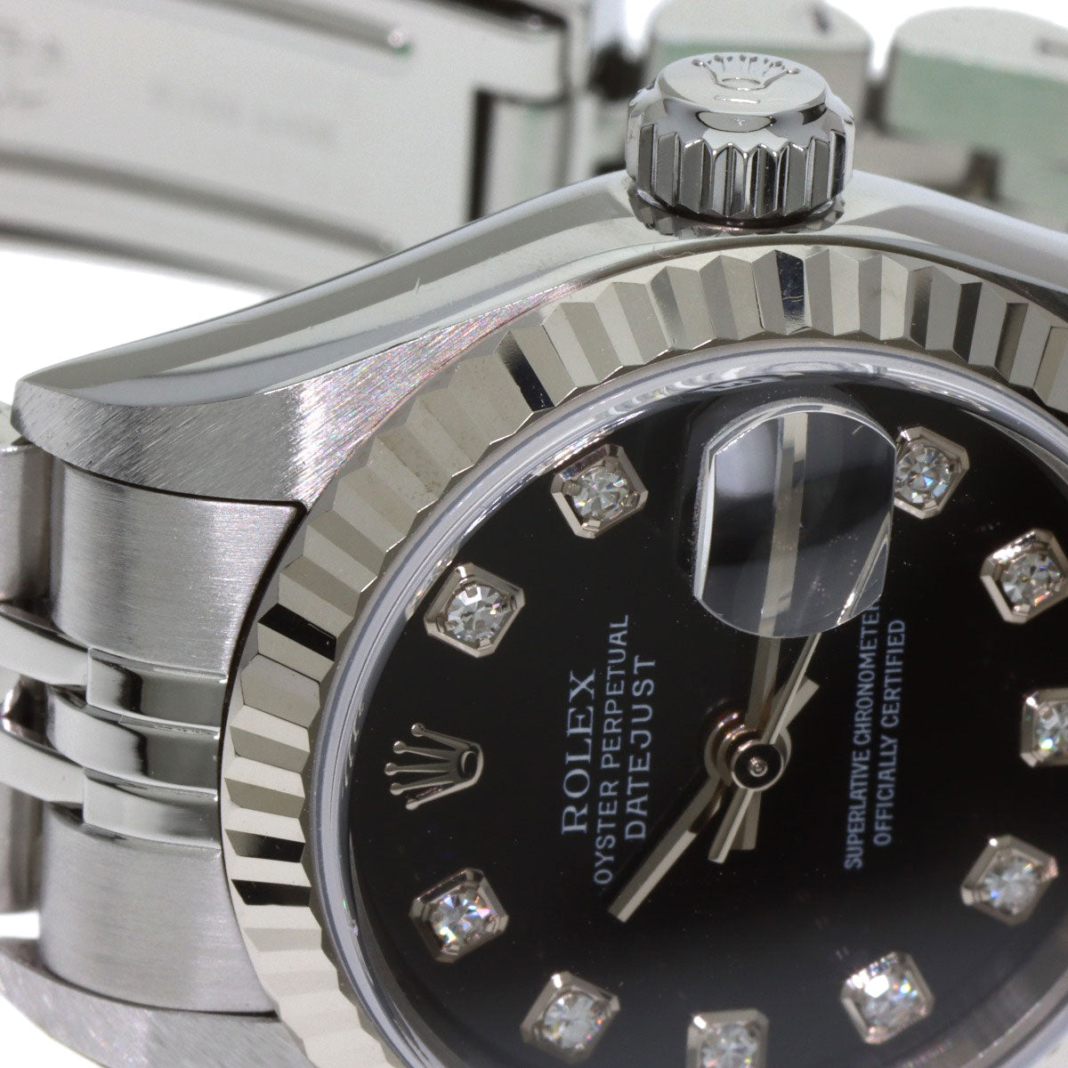 ROLEX DATEJUST 10P Diamond Watches 79174G Stainless Steel/Stainless Steel Ladies