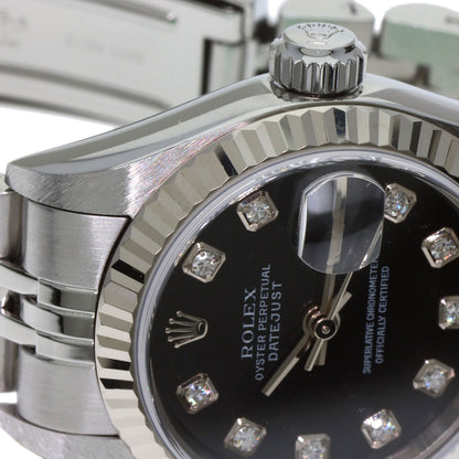 ROLEX DATEJUST 10P Diamond Watches 79174G Stainless Steel/Stainless Steel Ladies