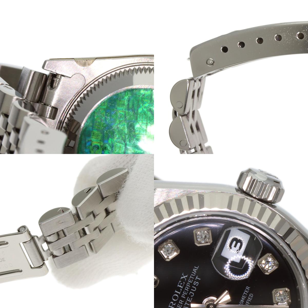 ROLEX DATEJUST 10P Diamond Watches 79174G Stainless Steel/Stainless Steel Ladies