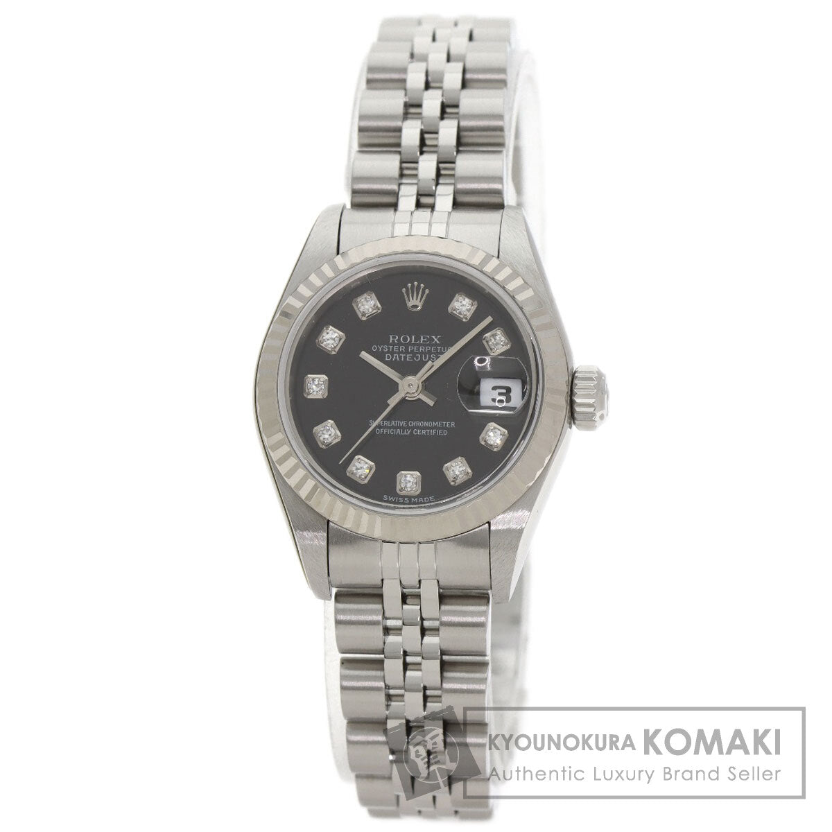 ROLEX DATEJUST 10P Diamond Watches 79174G Stainless Steel/Stainless Steel Ladies