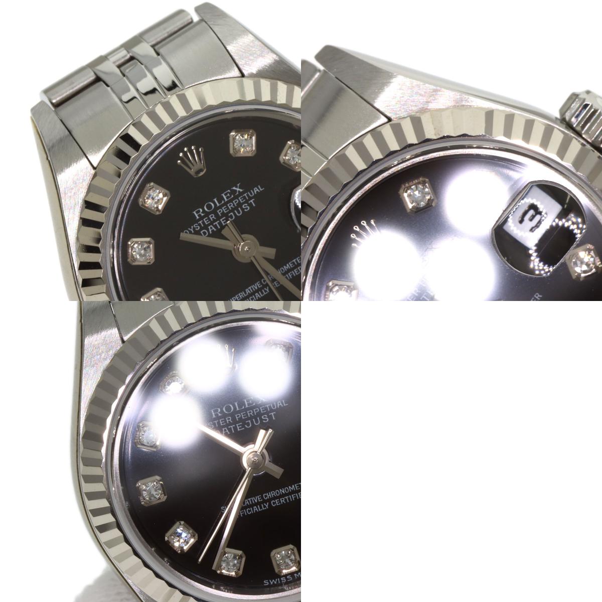 ROLEX DATEJUST 10P Diamond Watches 79174G Stainless Steel/Stainless Steel Ladies