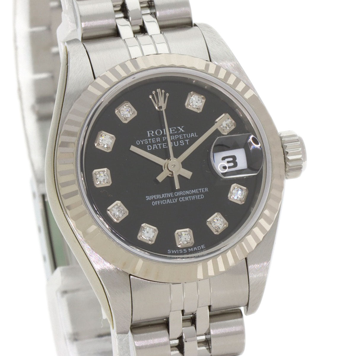 ROLEX DATEJUST 10P Diamond Watches 79174G Stainless Steel/Stainless Steel Ladies
