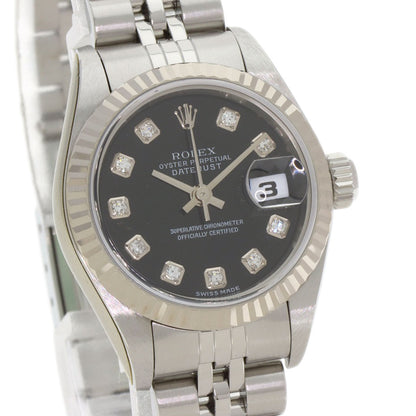ROLEX DATEJUST 10P Diamond Watches 79174G Stainless Steel/Stainless Steel Ladies