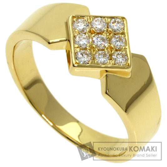 Dior Diamond Ring K18 Yellow Gold Ladies [Used]