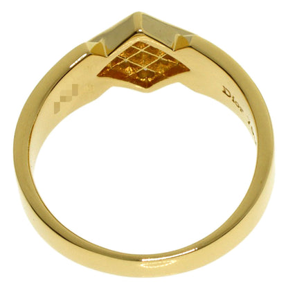 Dior Diamond Ring K18 Yellow Gold Ladies [Used]