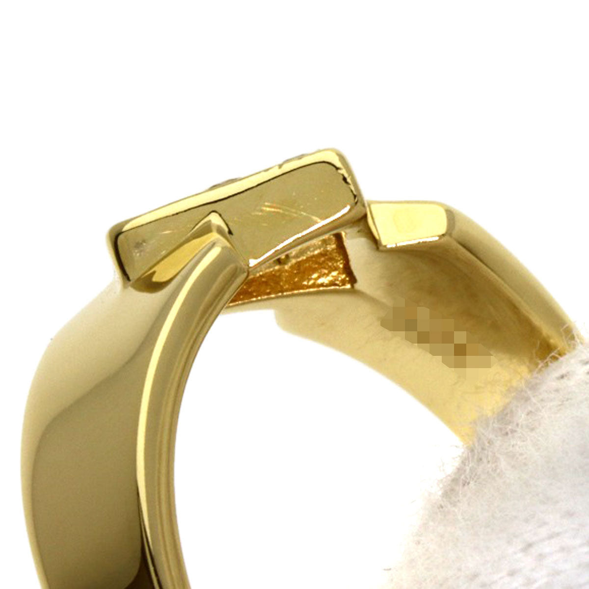 Dior Diamond Ring K18 Yellow Gold Ladies [Used]