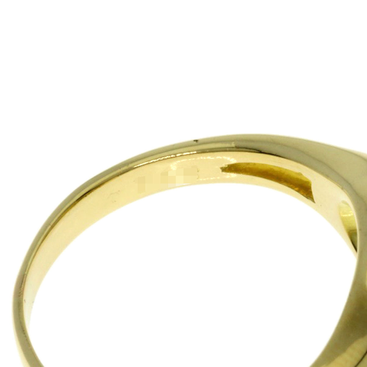 CHRISTIAN DIOR CD logo Diamond Ring K18 Yellow Gold Ladies [Used]