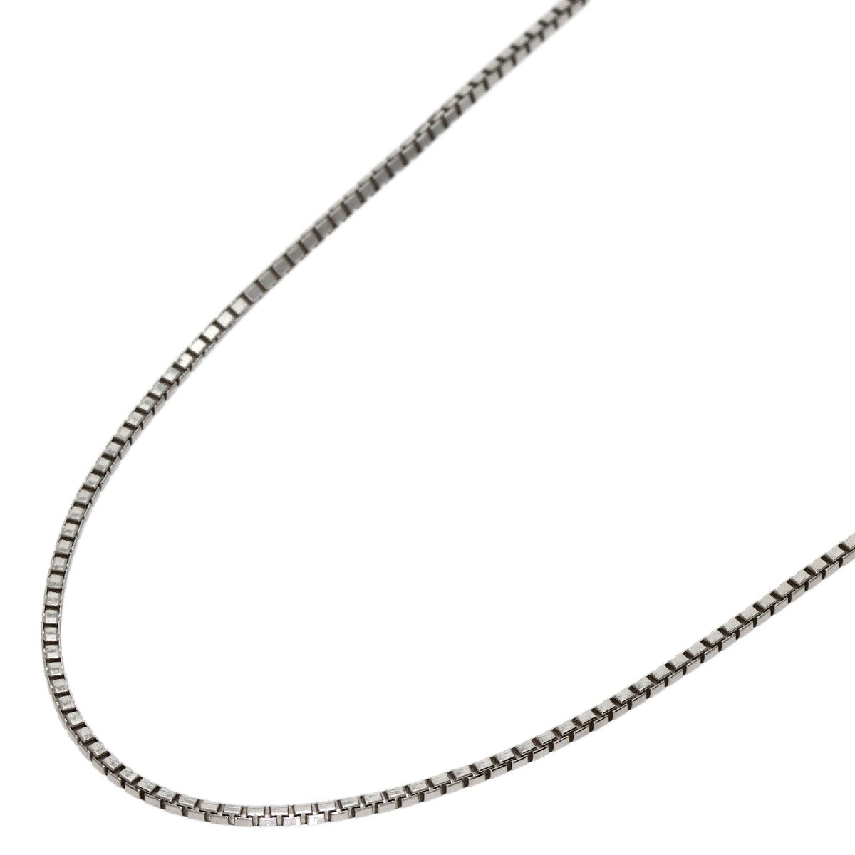 CELINE Chain 16.5" Necklace K18 White Gold Ladies [Used]