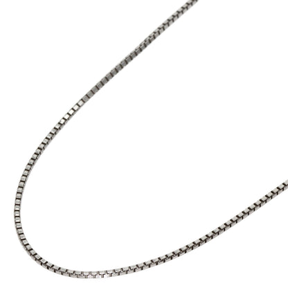 CELINE Chain 16.5" Necklace K18 White Gold Ladies [Used]