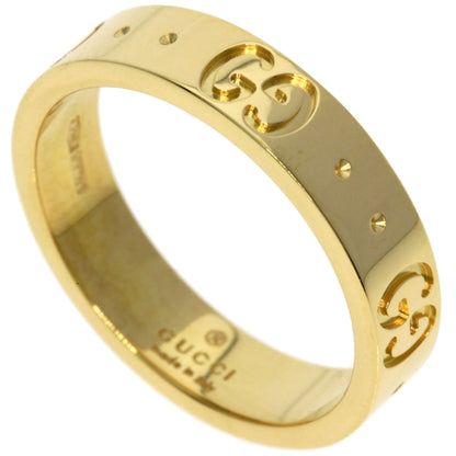 GUCCI Icon # 9 Ring K18 Yellow Gold Ladies [Used]