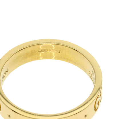 GUCCI Icon # 9 Ring K18 Yellow Gold Ladies [Used]