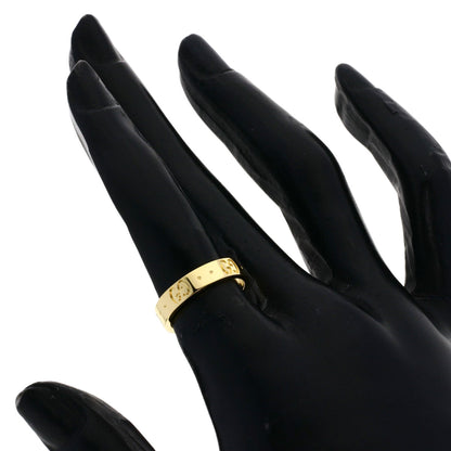 GUCCI Icon # 9 Ring K18 Yellow Gold Ladies [Used]