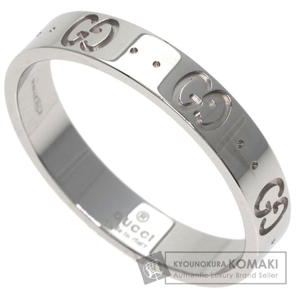 GUCCI Icon # 22 Ring K18 White Gold unisex [Used]