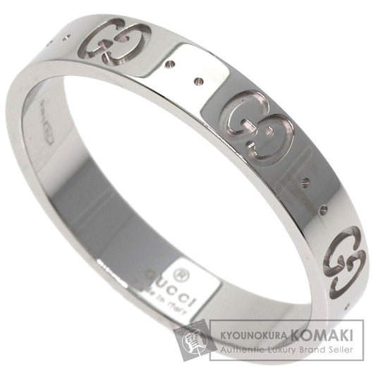 GUCCI Icon # 22 Ring K18 White Gold unisex [Used]