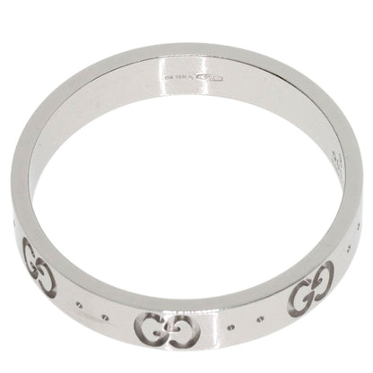 GUCCI Icon # 22 Ring K18 White Gold unisex [Used]