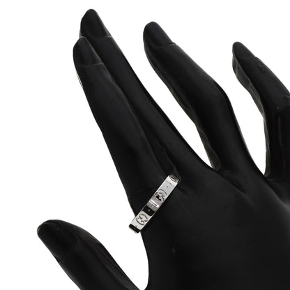 GUCCI Icon # 22 Ring K18 White Gold unisex [Used]