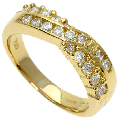 CELINE Diamond Ring K18 Yellow Gold Ladies [Used]