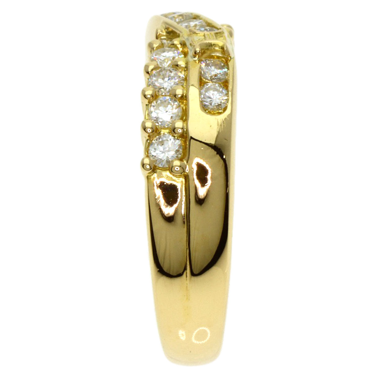 CELINE Diamond Ring K18 Yellow Gold Ladies [Used]