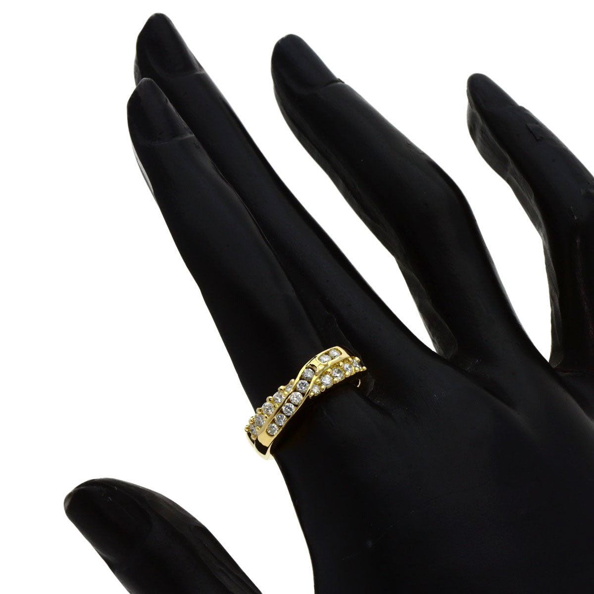 CELINE Diamond Ring K18 Yellow Gold Ladies [Used]