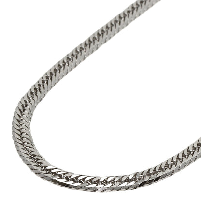 Kihei Curb Chain Triple 8-Sided 19.7" Necklace Platinum PT850 50g　Ladies