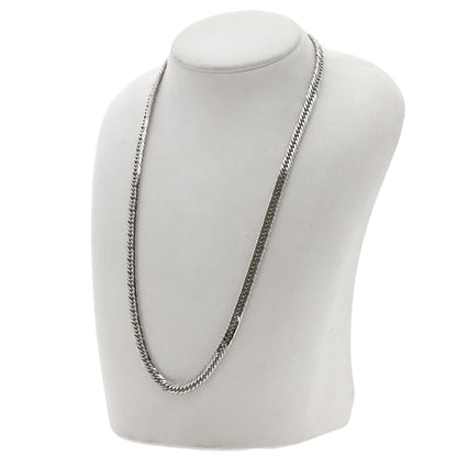 Kihei Curb Chain Triple 8-Sided 19.7" Necklace Platinum PT850 50g　Ladies