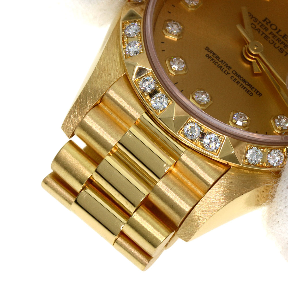 ROLEX Datejust Bezel 10P Diamond Watches 69258G K18 Yellow Gold/18K Yellow Gold Ladies